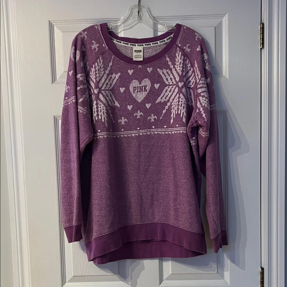 Victoria's Secret PINK Lavender Knit Top - Picture 1 of 3